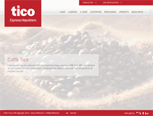 Tablet Screenshot of caffetico.it